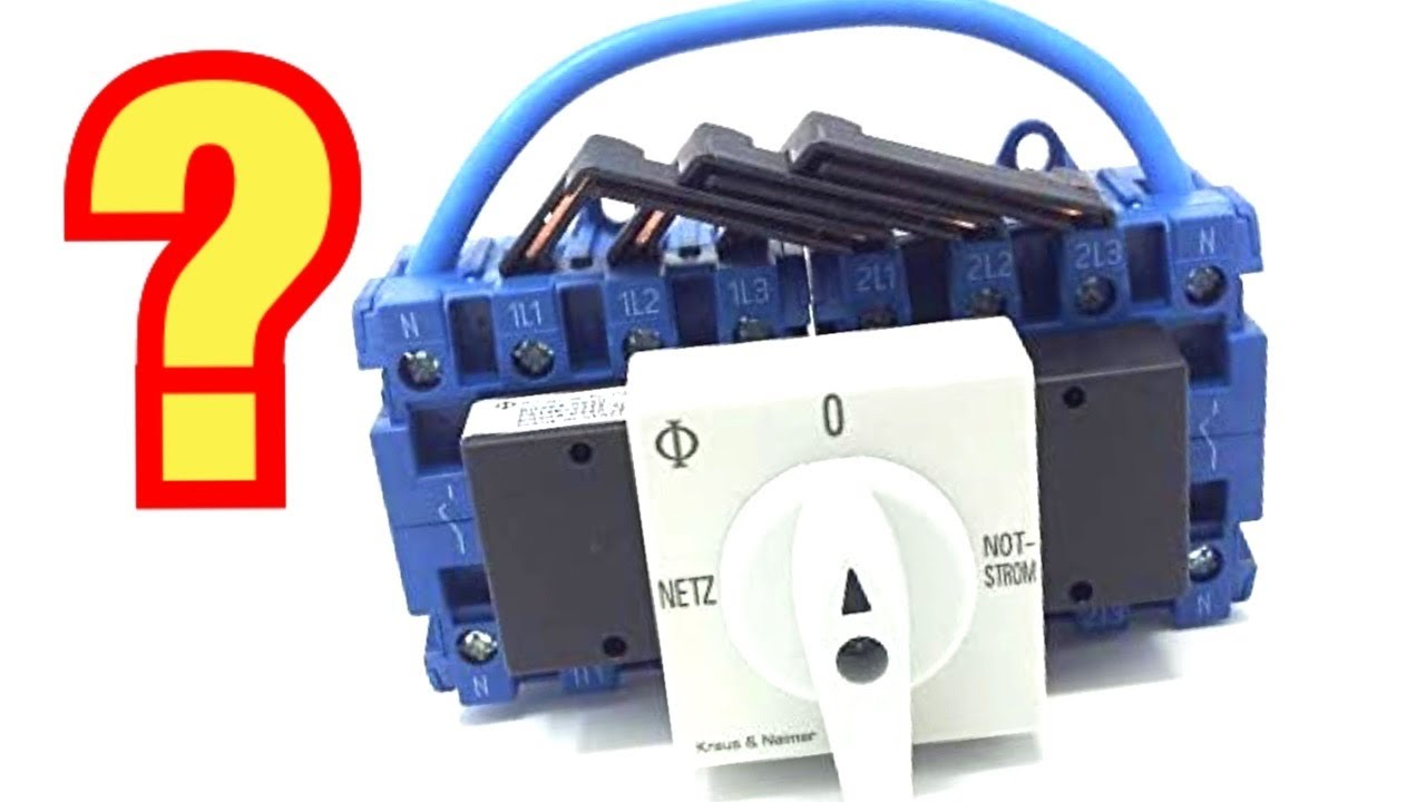 Automatischer Notstromumschalter Netzumschalter für Stromaggregat 63A  4-Polig