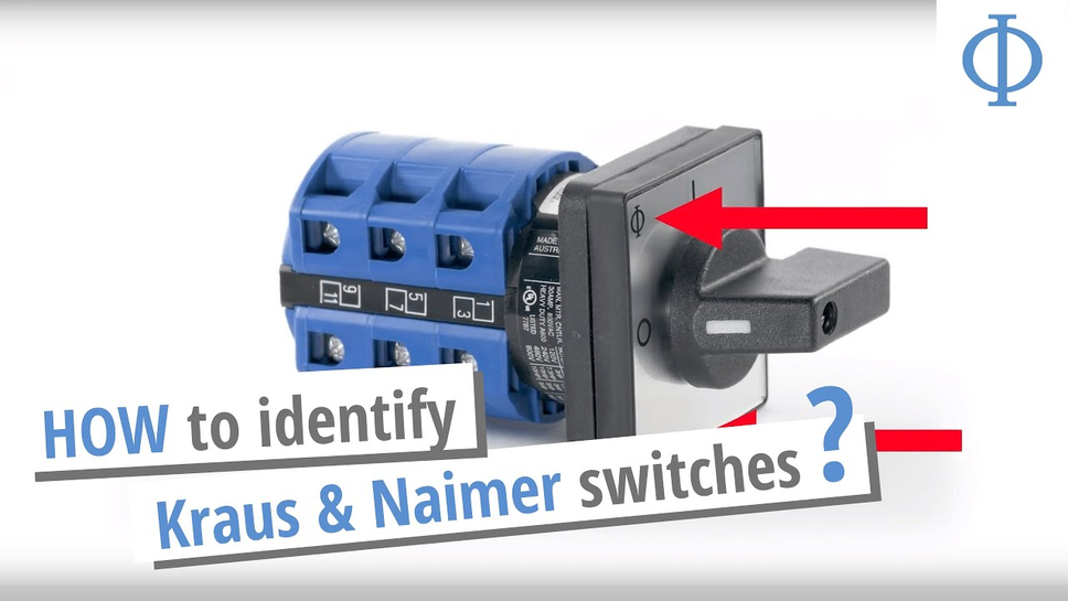 Visible Indications for a genuine Kraus & Naimer Product