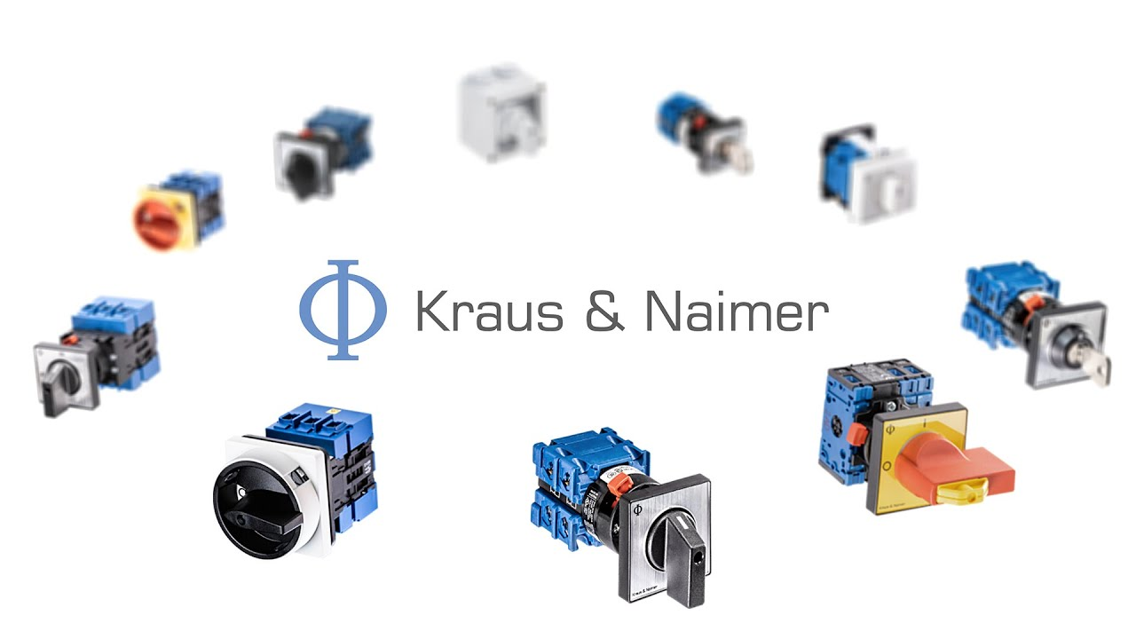 Kraus & Naimer Umschalter 1-polig 20A '1-0-2' Reiheneinbau
