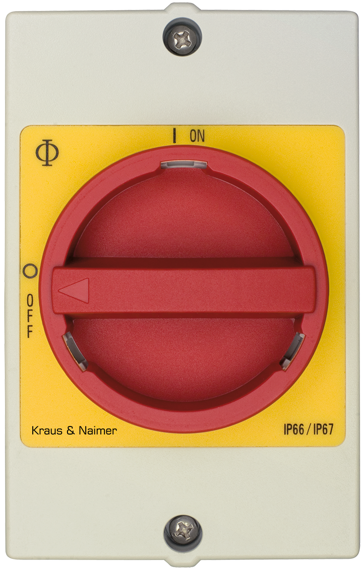 KT-Gehaeuse (Plastikgehaeuse für Schalter mit einer hohe Festigkeit und Haltbarkeit, für hohe induktive Lasten, Kraus und Naimer, K&N)
